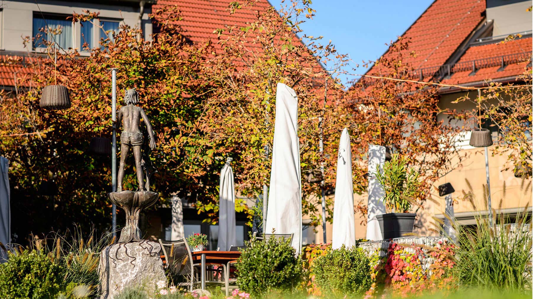 Seminarhotel Ammerhauser im Herbst