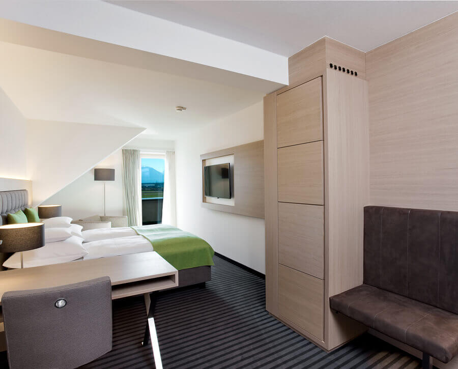 Doppelzimmer deluxe mit Bergblick im 4 Sterne Hotel Ammerhauser